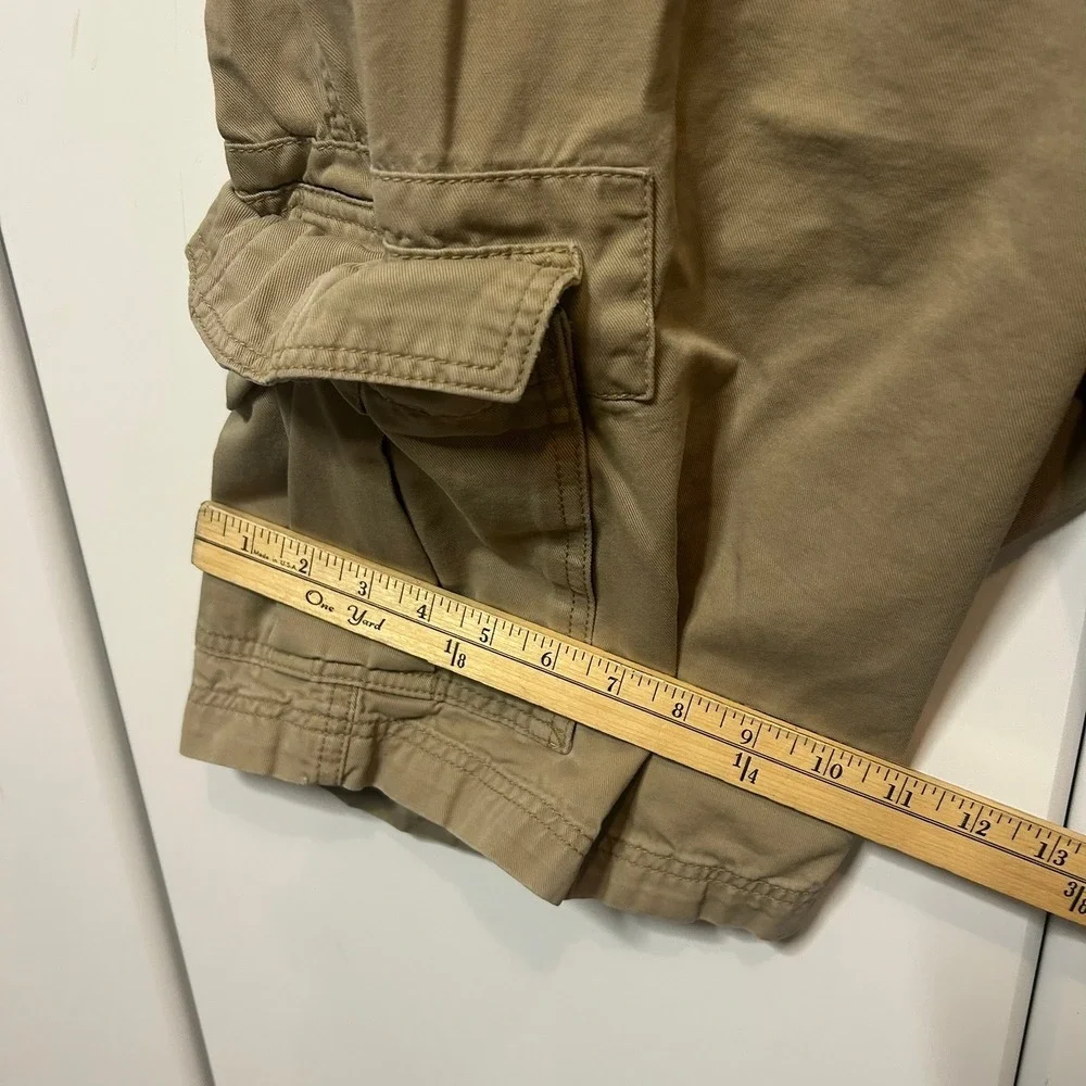 Levis Mens Cargo Shorts Tan Khaki Cotton Utility Workwear W34 Casual Summer